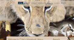 Desktop Screenshot of horsebackafrica.com